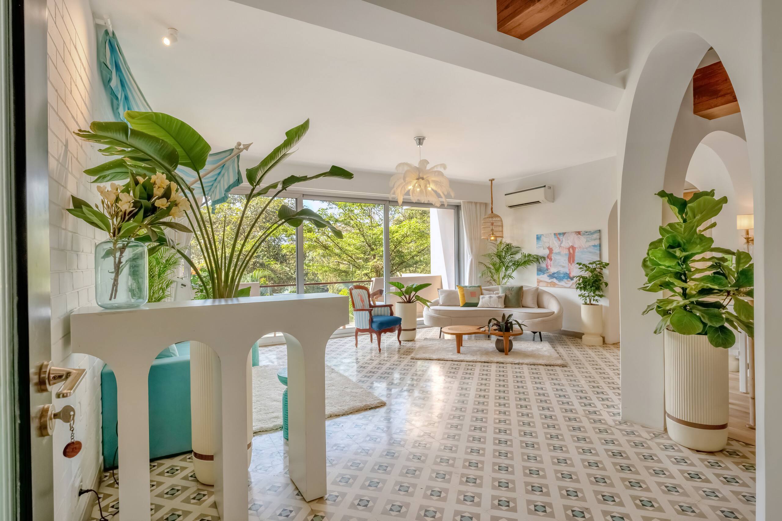 Sereno Santorini 2bhk Greek vibes w/ pvt jacuzzi 18