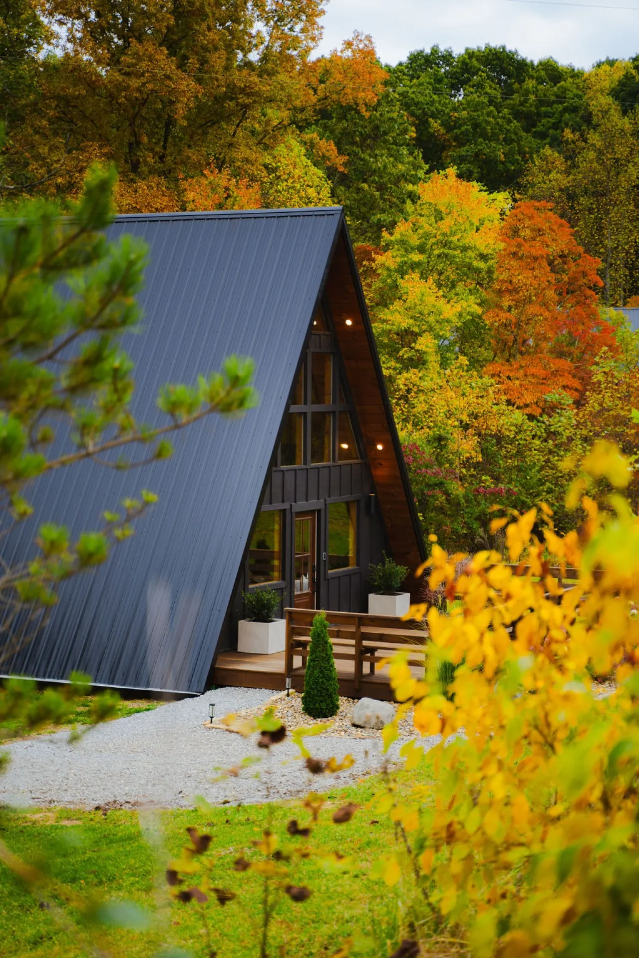 The Everwoods A-Frame: Mountain-Modern Cabin in the Hocking Hills! 12