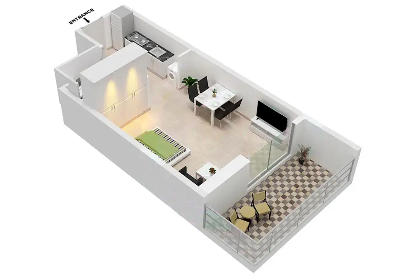 LUX The Modern Binghatti Canal Suite 16