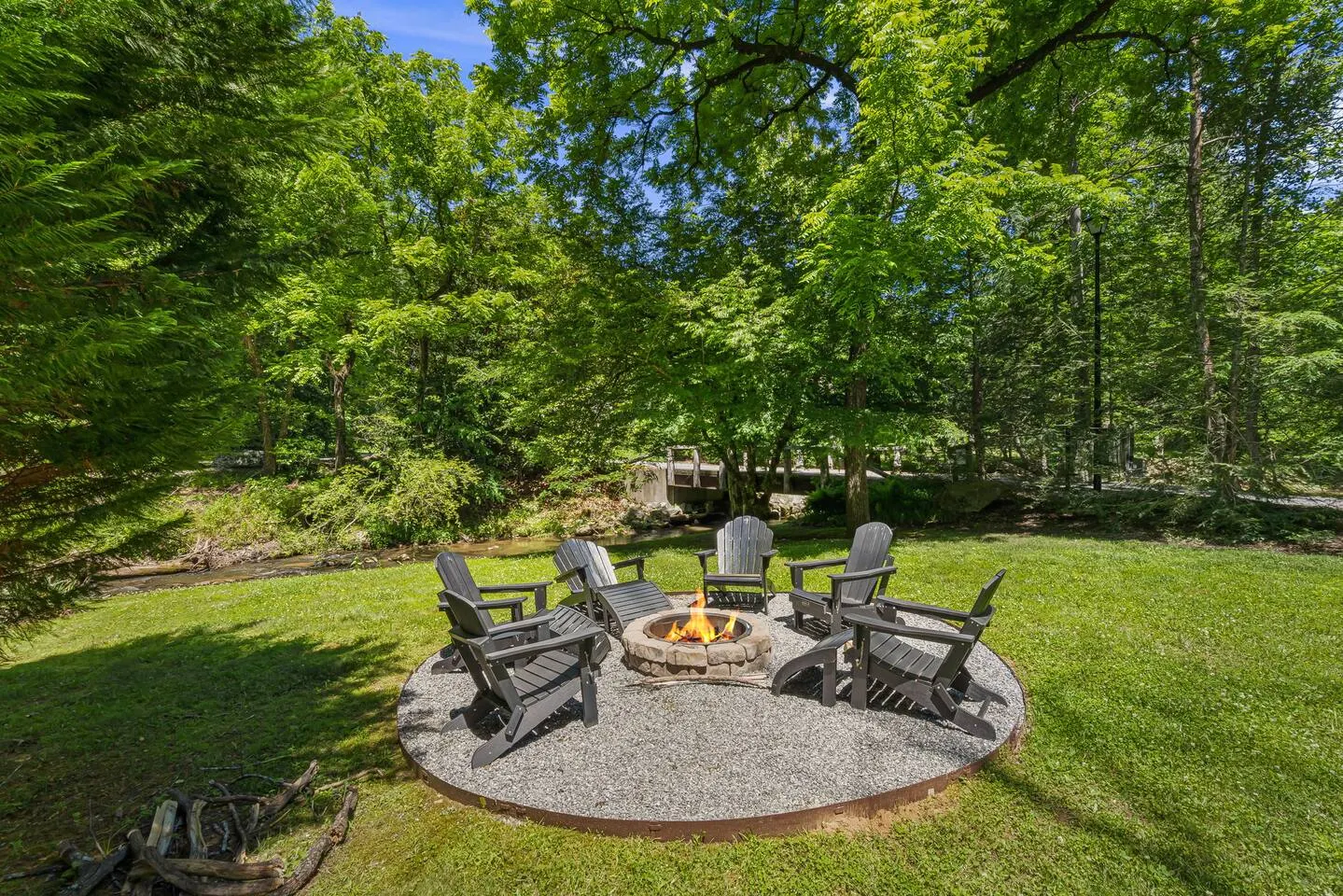 Rocky Mountain Private Creek Fire Pit — photo 3