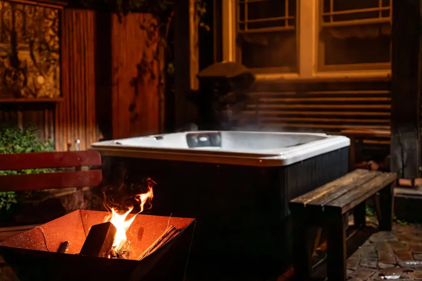 Buttercup Oasis: Rustic Cabin Hot Tub & Firepit 18