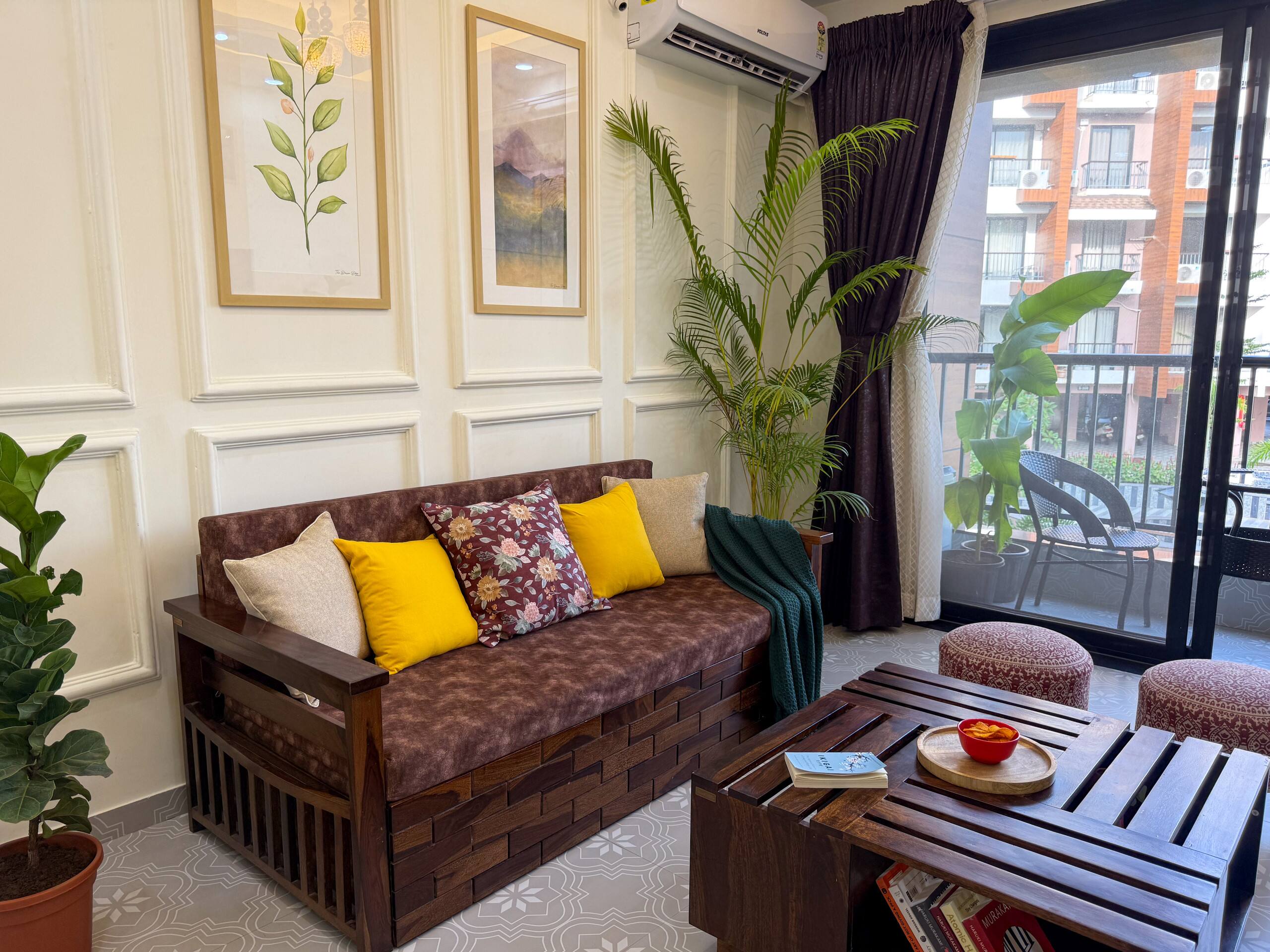 Luxury Garden-View 1BHK | Near Candolim Beach 12