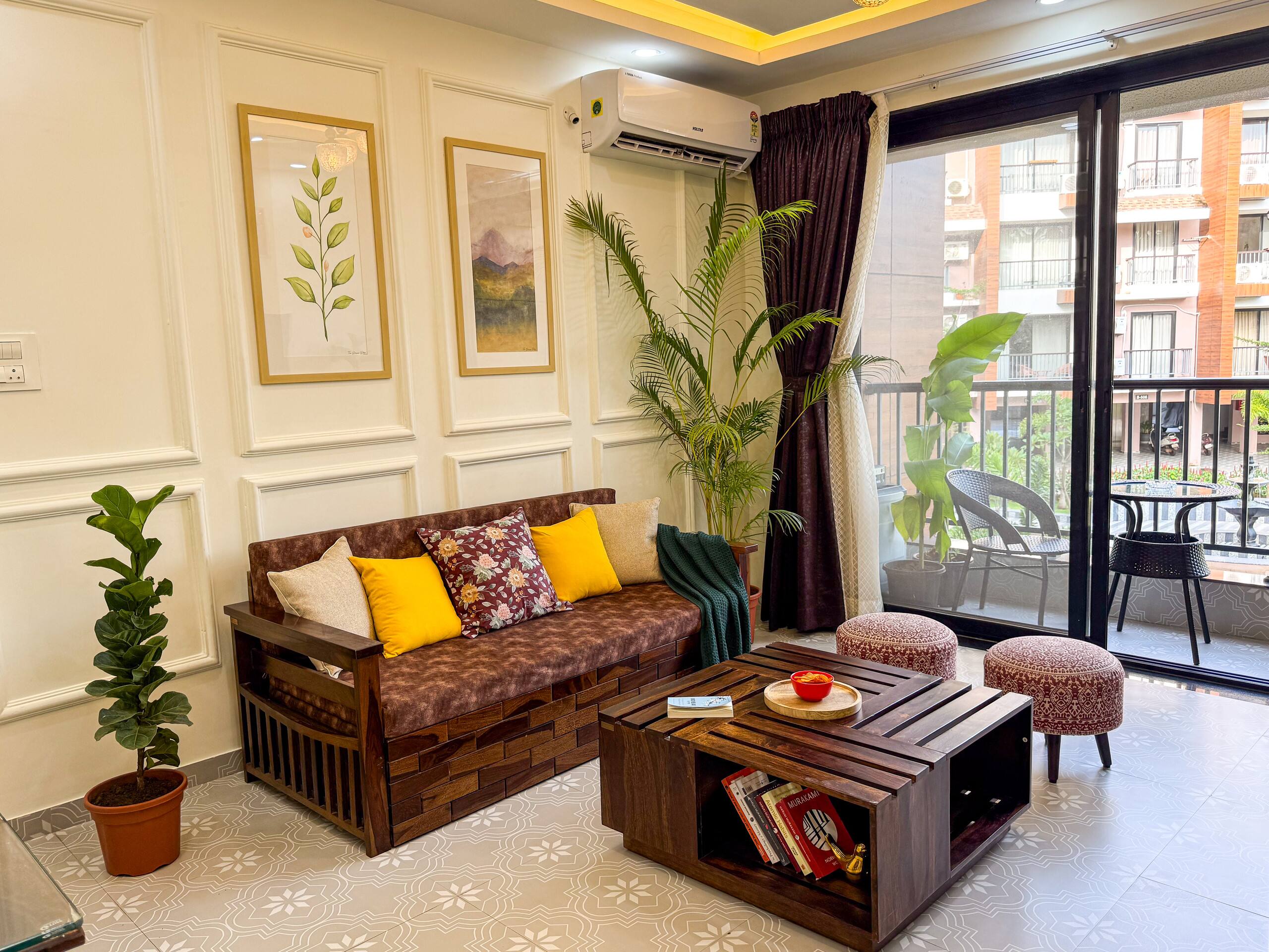 Luxury Garden-View 1BHK | Near Candolim Beach 8
