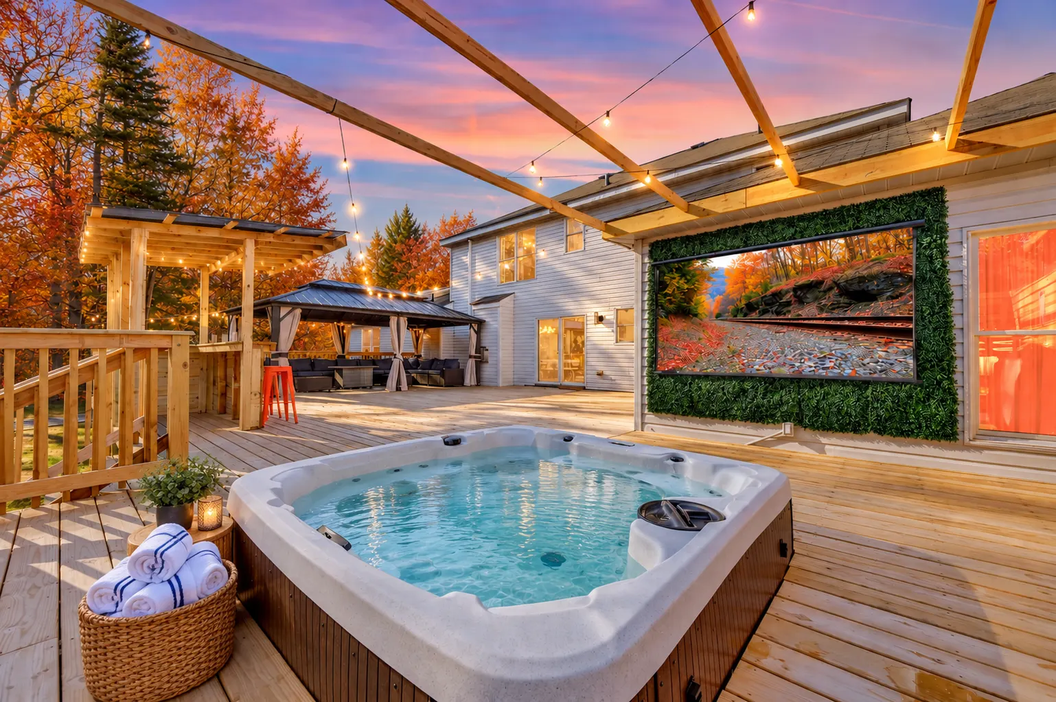 NEW Indoor lounge pool, hot tub, Glamping, karaoke 2