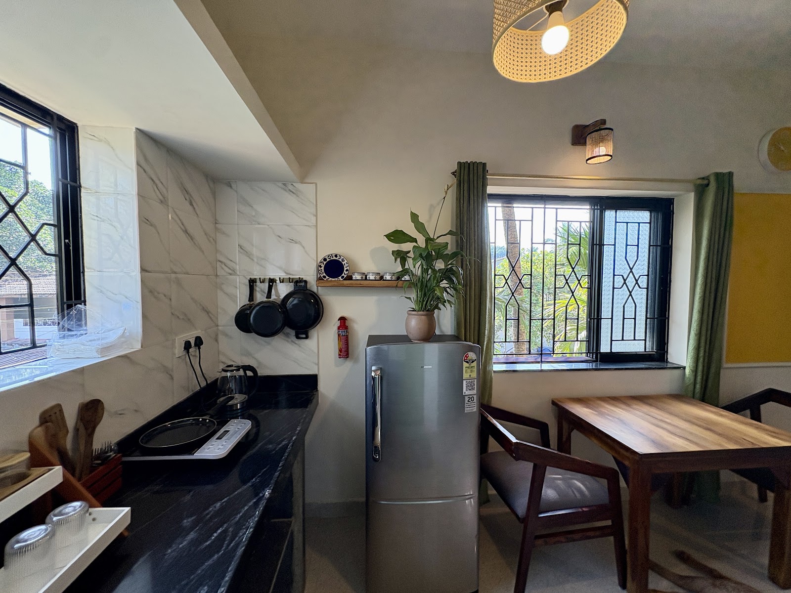Cozy 1BHK in Quiet & Green Mandrem- The Habitat 7