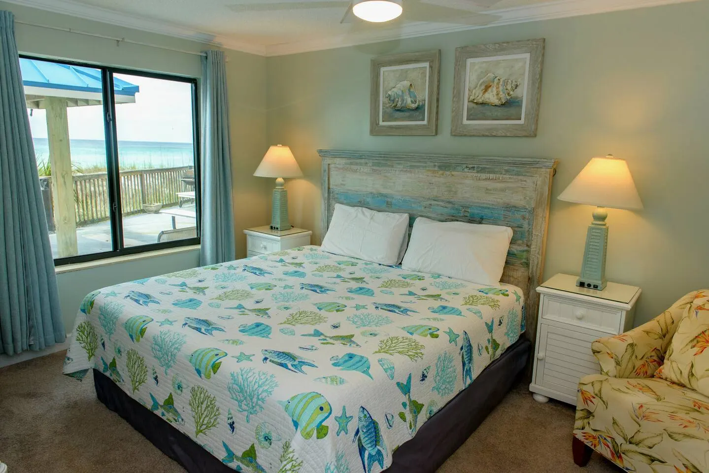 Whispering Seas 107- Oceanfront 2Br/2Bath with pool access. Ground floor with beach view- Sleeps 8 11