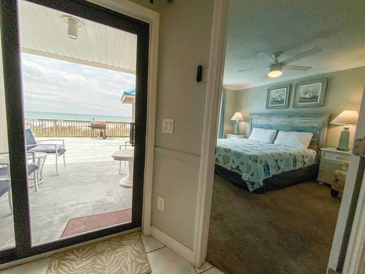 Whispering Seas 107- Oceanfront 2Br/2Bath with pool access. Ground floor with beach view- Sleeps 8 13