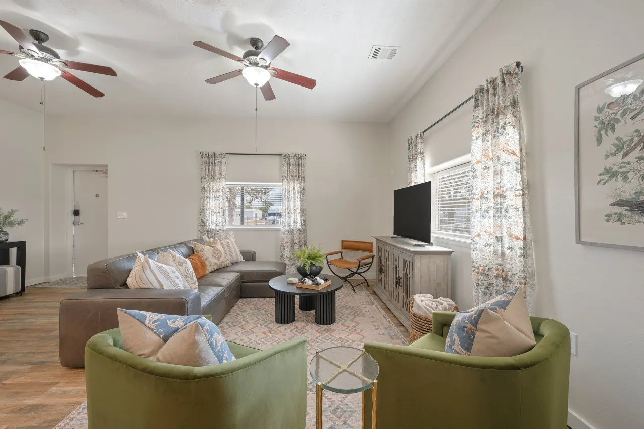 Steel Studio ~ Stylish 2BR + Fenced Yard 3