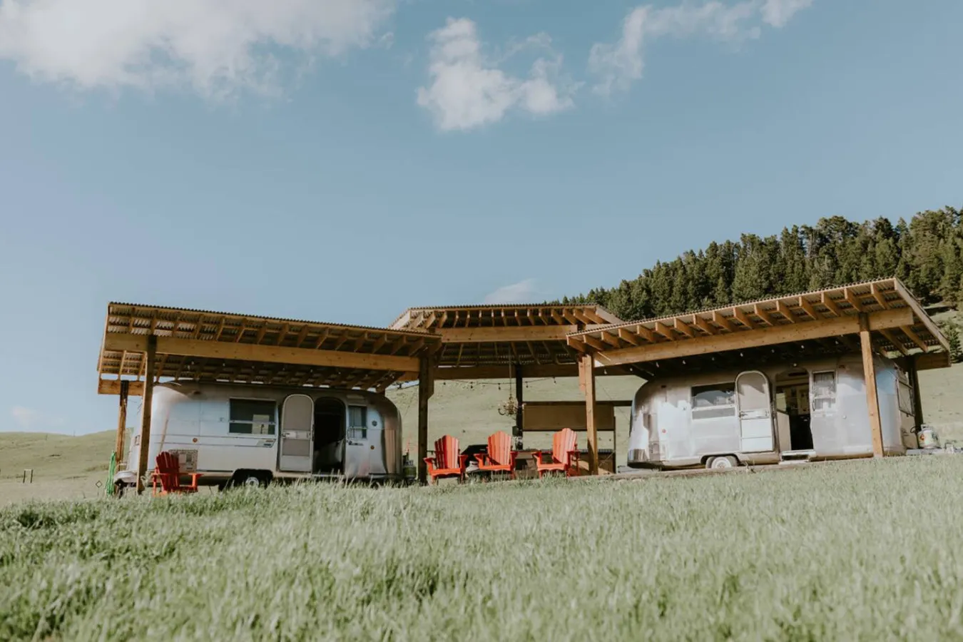 Flint Rock Ranch - The Twin Airstreams (Both!) 19
