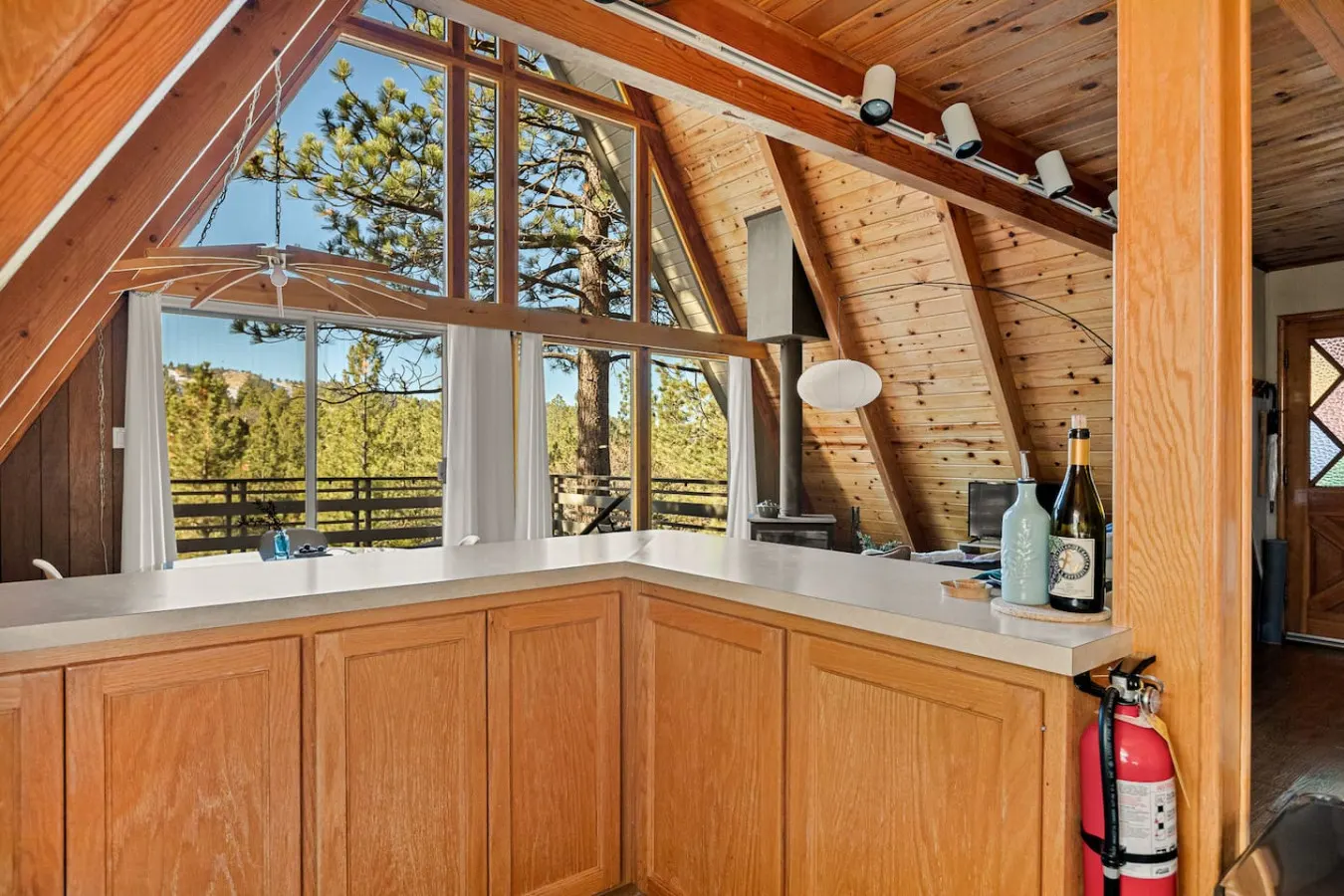 2BR A-Frame Mood, Slopes Views Near Bear Mountain 9