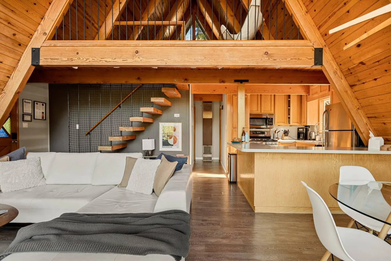 2BR A-Frame Mood, Slopes Views Near Bear Mountain 14
