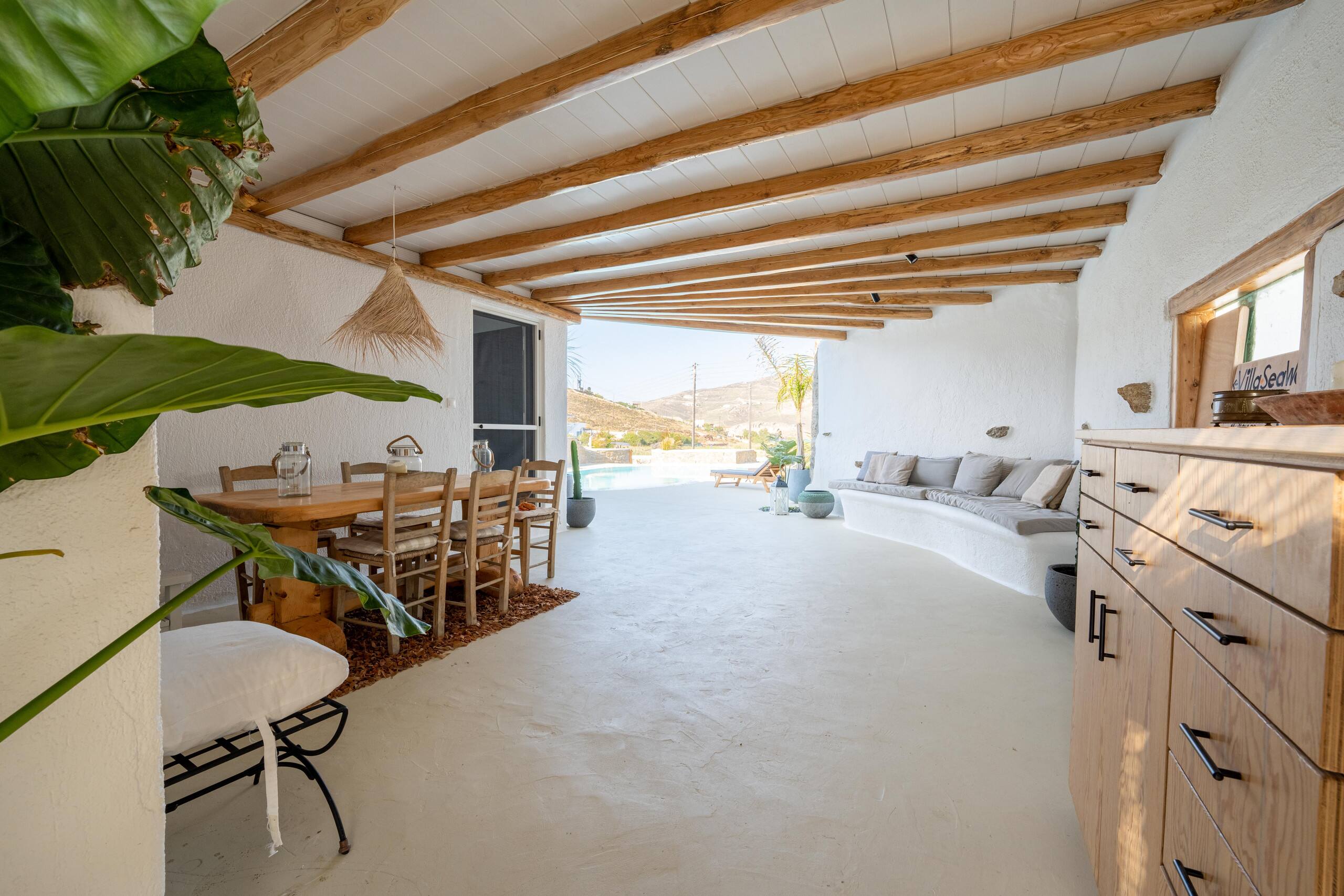 SeaWalk- 6Bed Villa- Pool- 200m to Ftelia beach 12