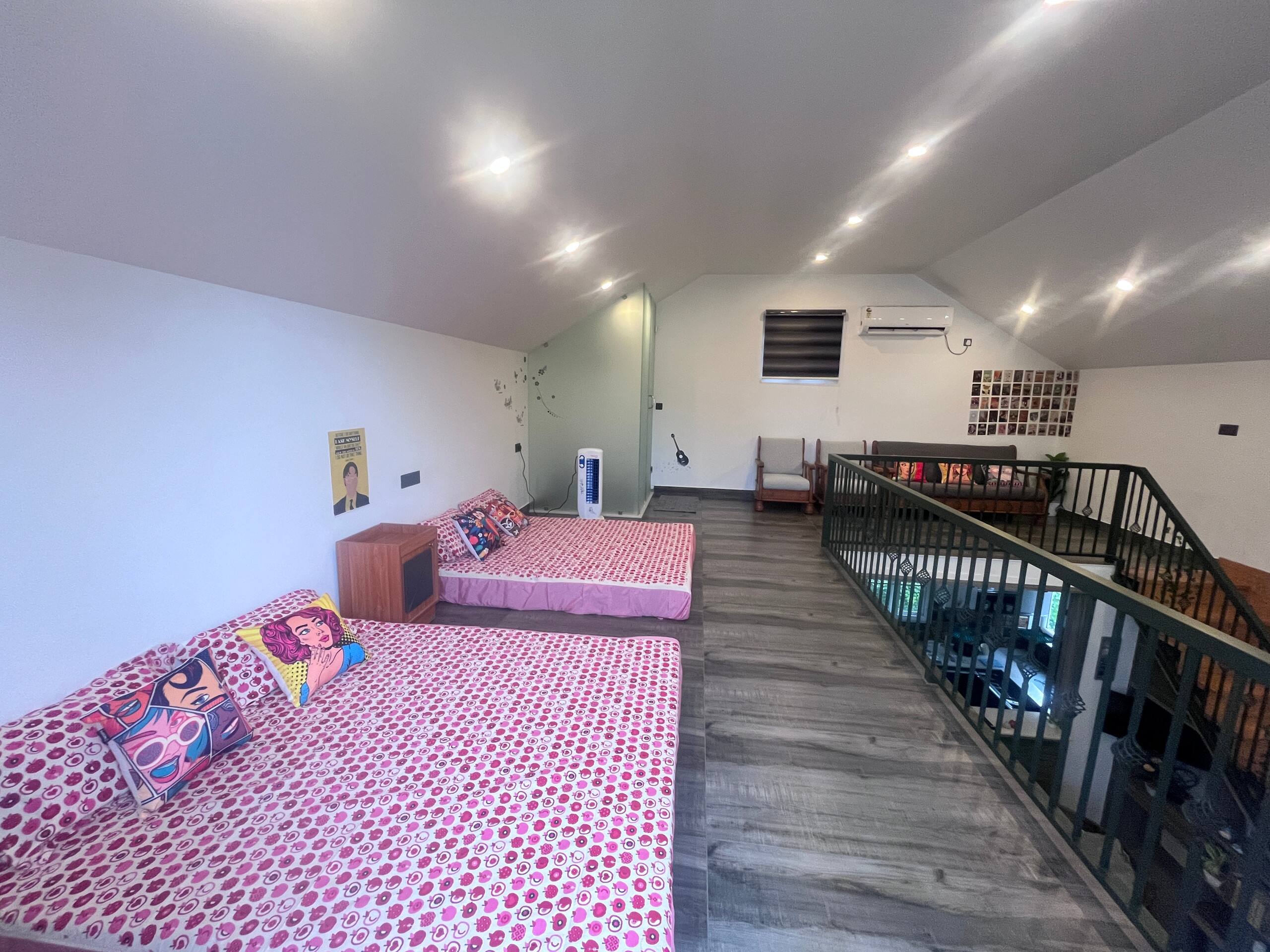 Pappa Greens - Cozy Cottage (1bhk + upstairs loft) 10
