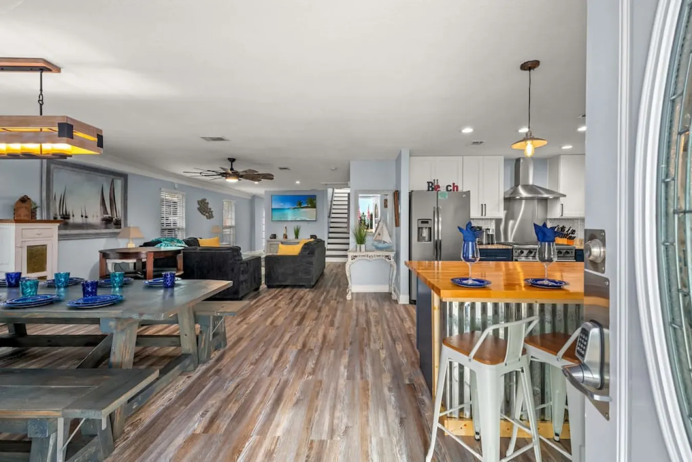 Latitude Adjustment ~ Stylish Beach Retreat with Heated Pool, Game Room & Easy Beach Access 18
