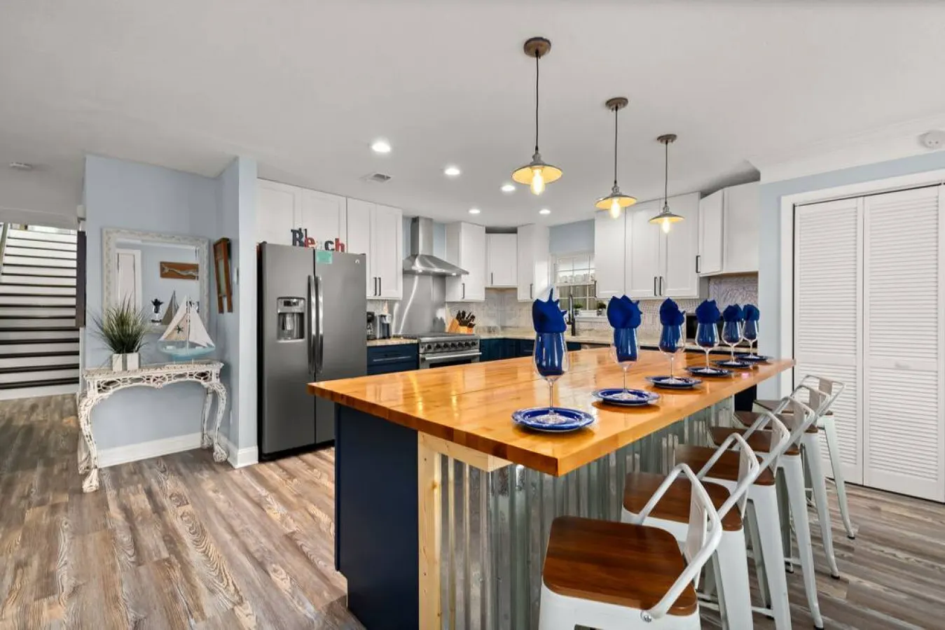 Latitude Adjustment ~ Stylish Beach Retreat with Heated Pool, Game Room & Easy Beach Access 19