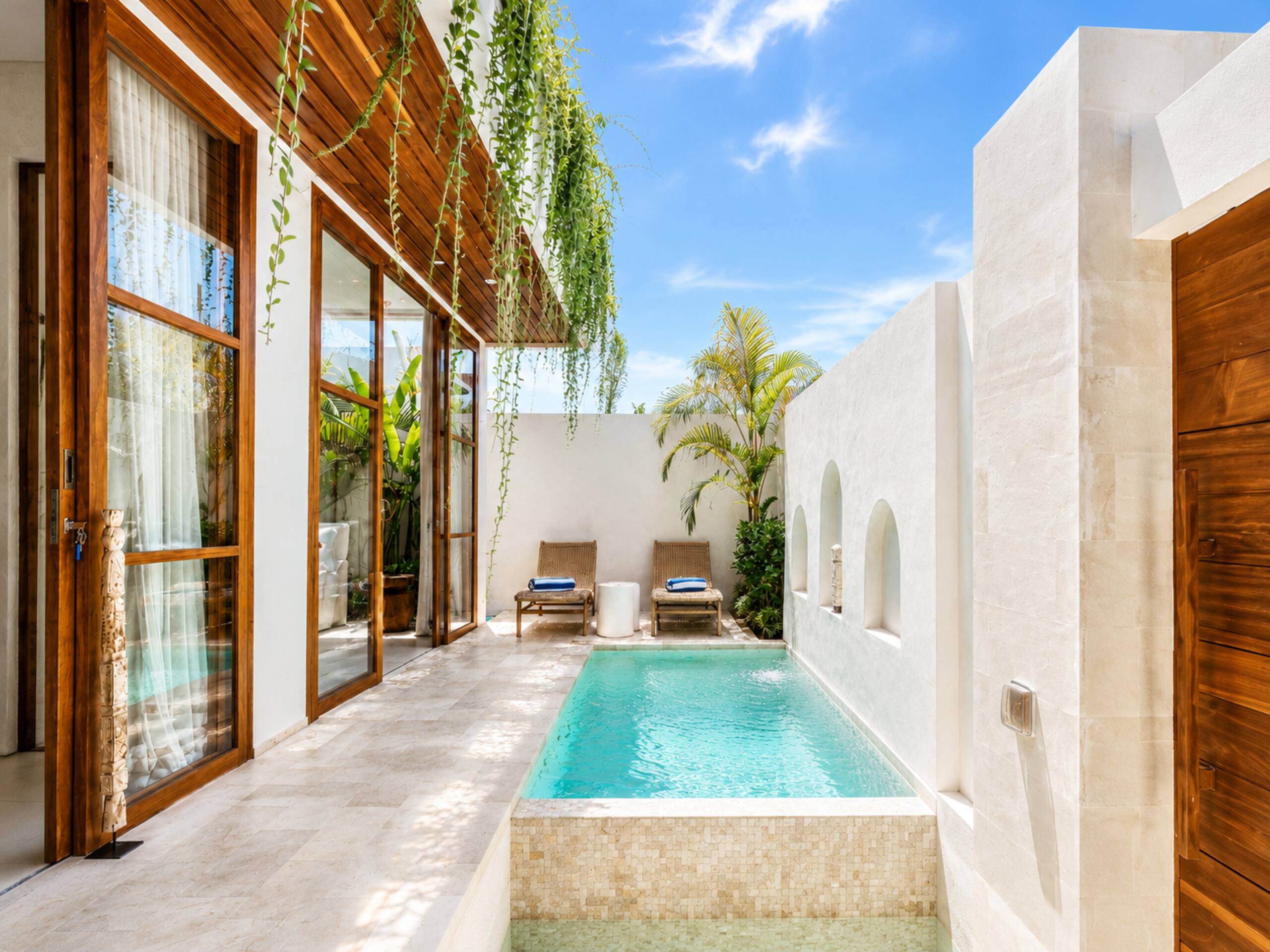 Romantic 1BR Pool Villa•5 mins Beach•Full Service