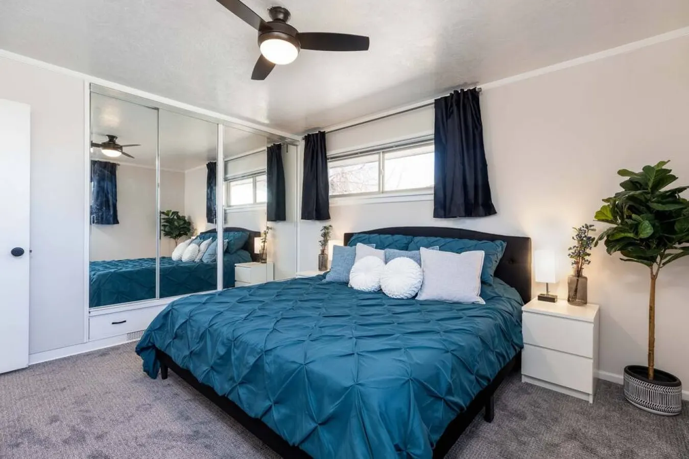 Furnished 3BR Near Downtown & SLC Airport Fiber WiFi, Garage + Backyard 20