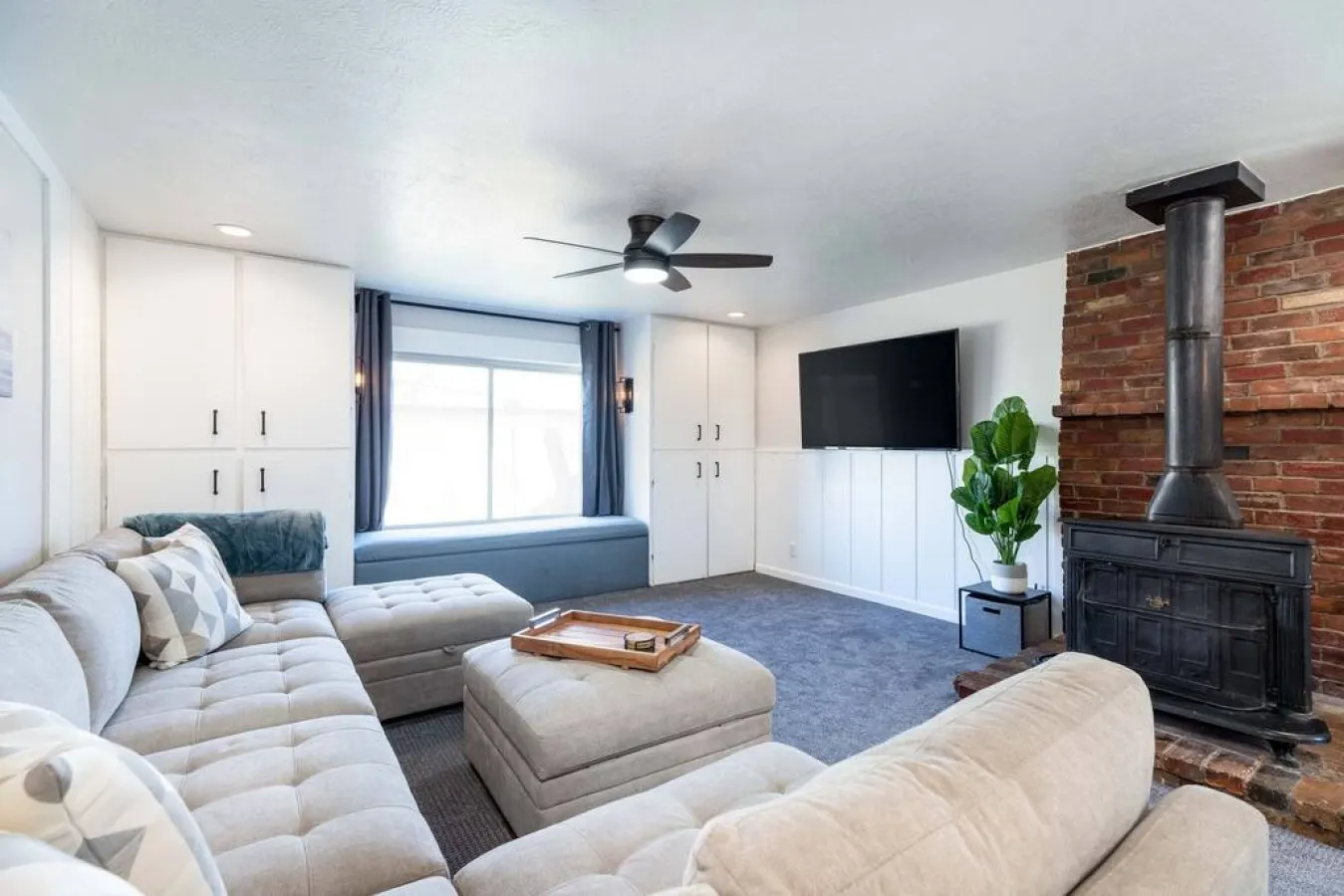 Furnished 3BR Near Downtown & SLC Airport | Fiber WiFi, Garage + Backyard — photo 3