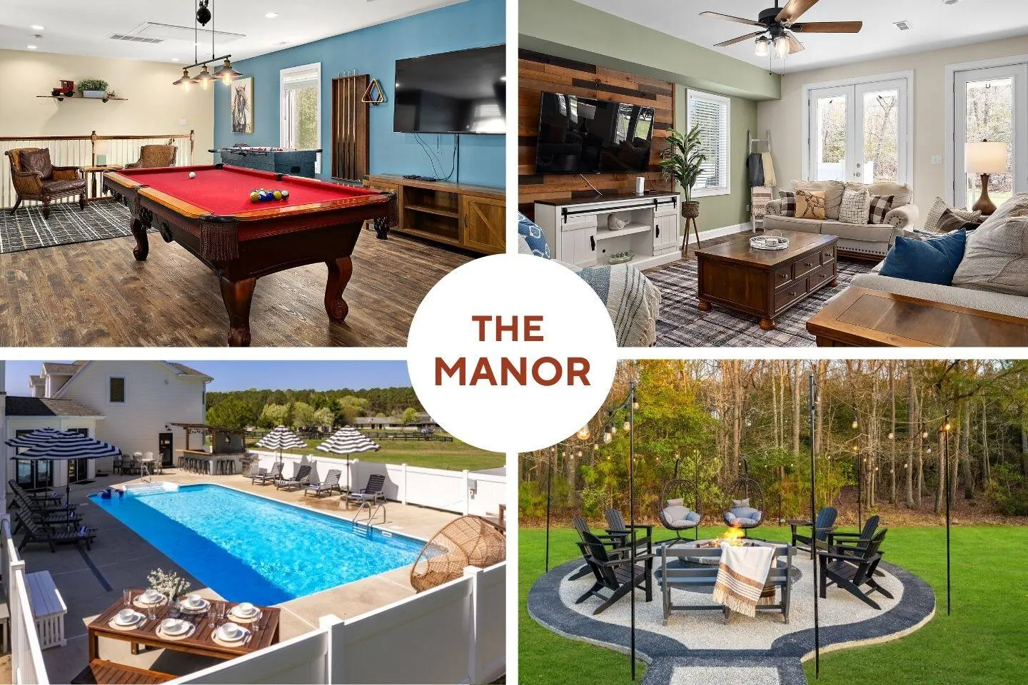 Lux Estate Mins to OCMD! Gym-GameRoom-FirePit-BBQ