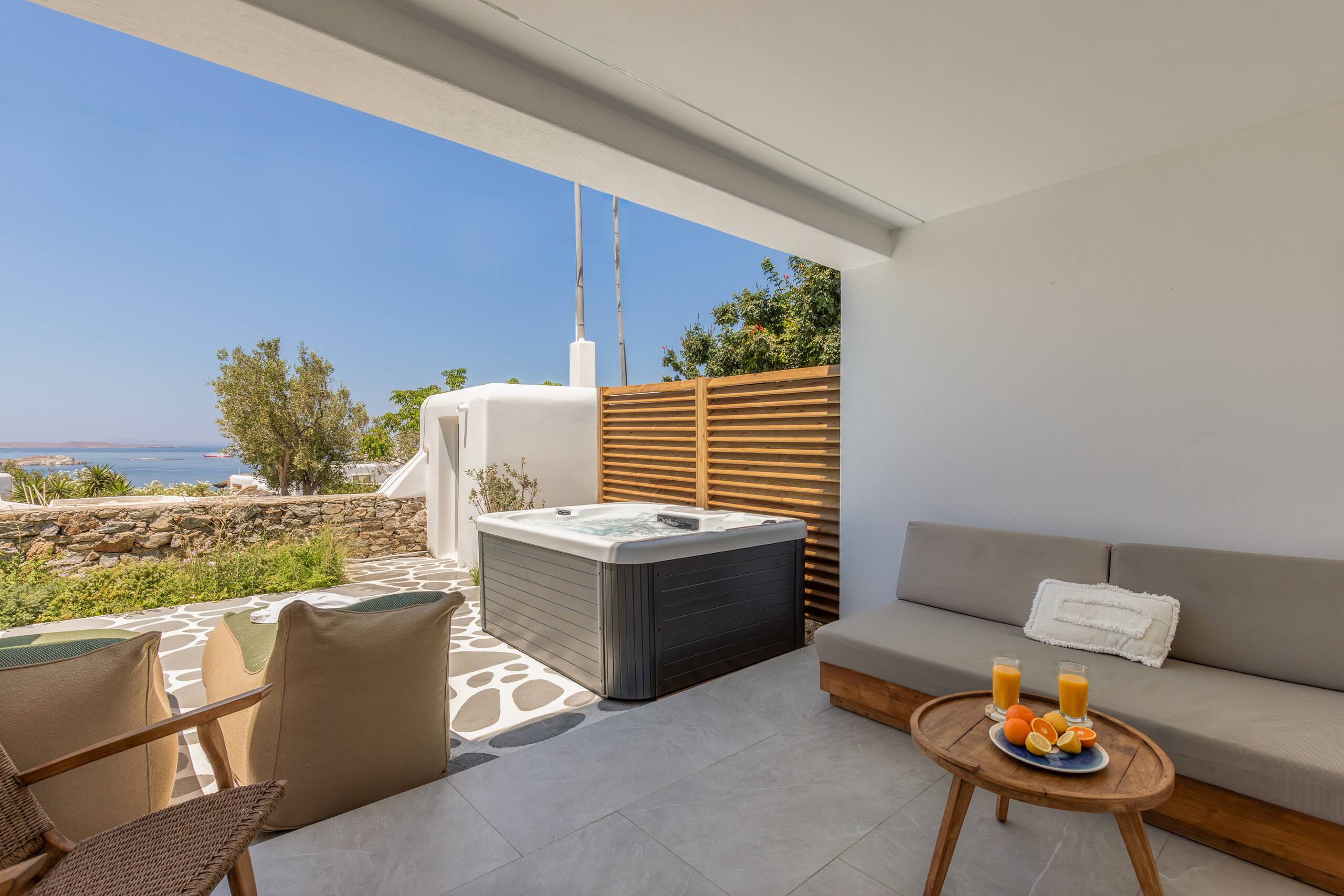 Mykonos Lagom 3 Sea View Studio(180°  Sunset Bar) - Apartments for Rent in Mykonos, Greece 33