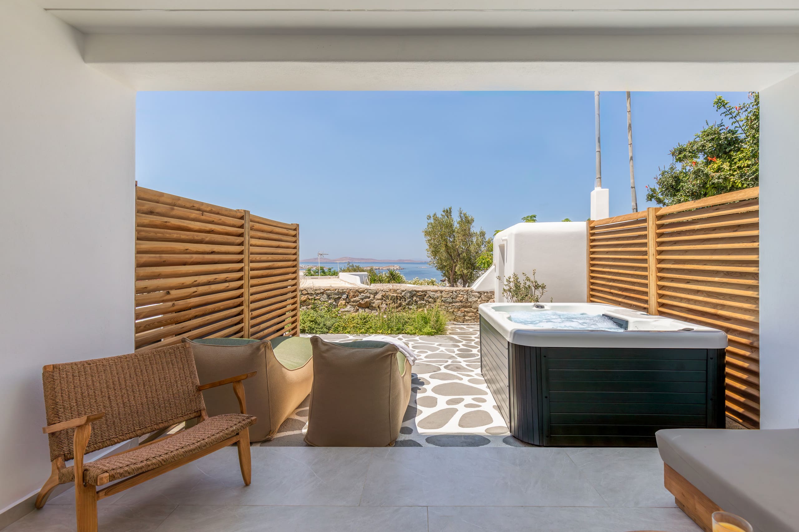 Mykonos Lagom 3 Sea View Studio(180°  Sunset Bar) - Apartments for Rent in Mykonos, Greece 23