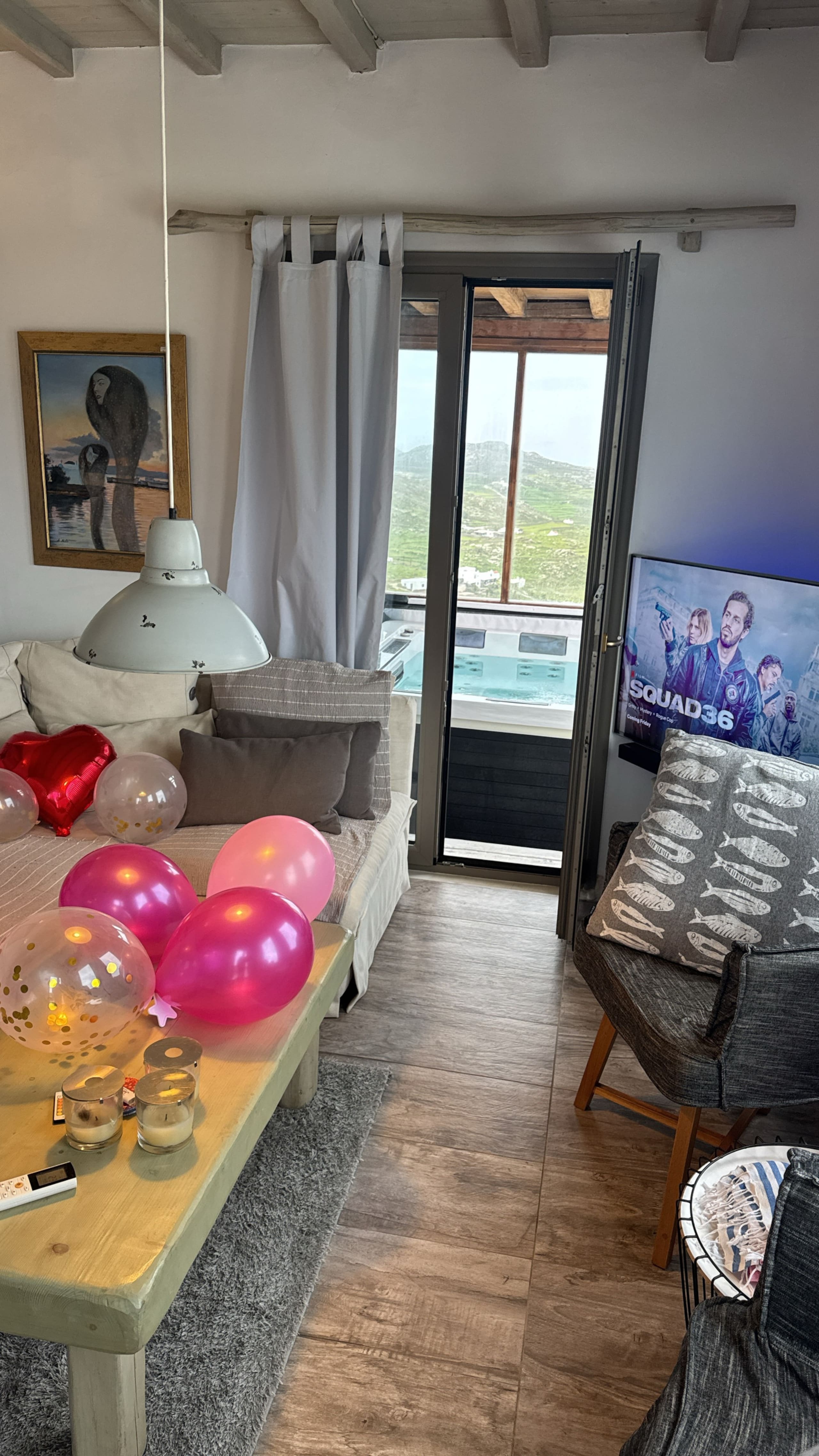 seaview suite/jacuzzi spa/Mykonos/amallini suites 6