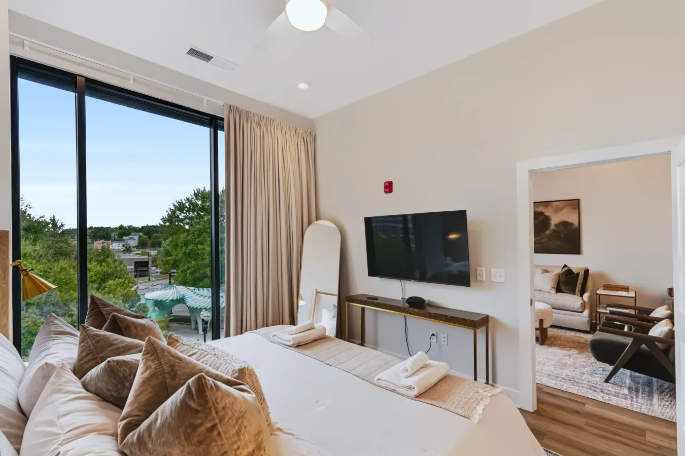 Stylish Downtown 1BR | Private Balcony + City View