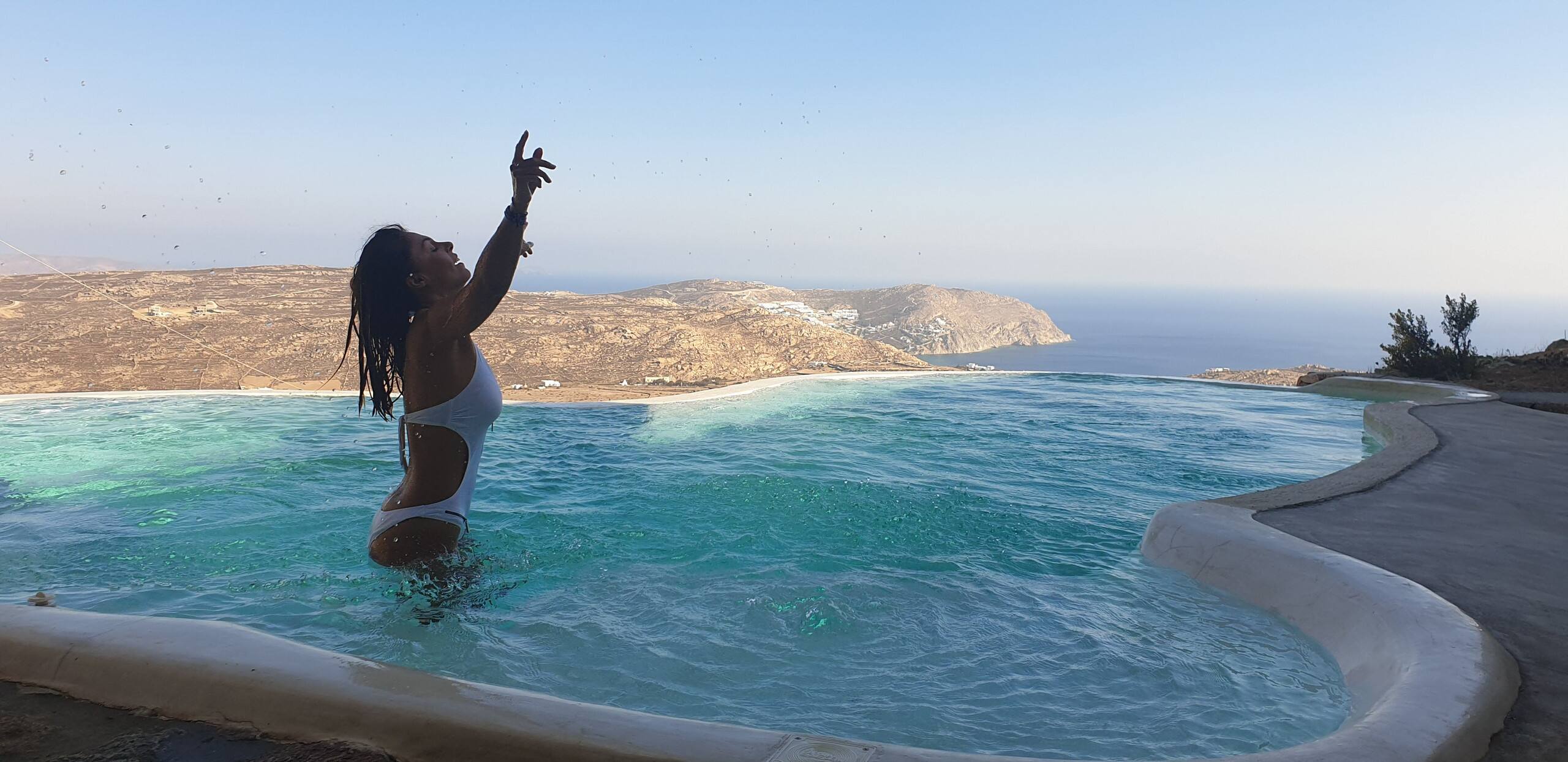 seaview suite/private pool/Mykonos/amallinisuites 38