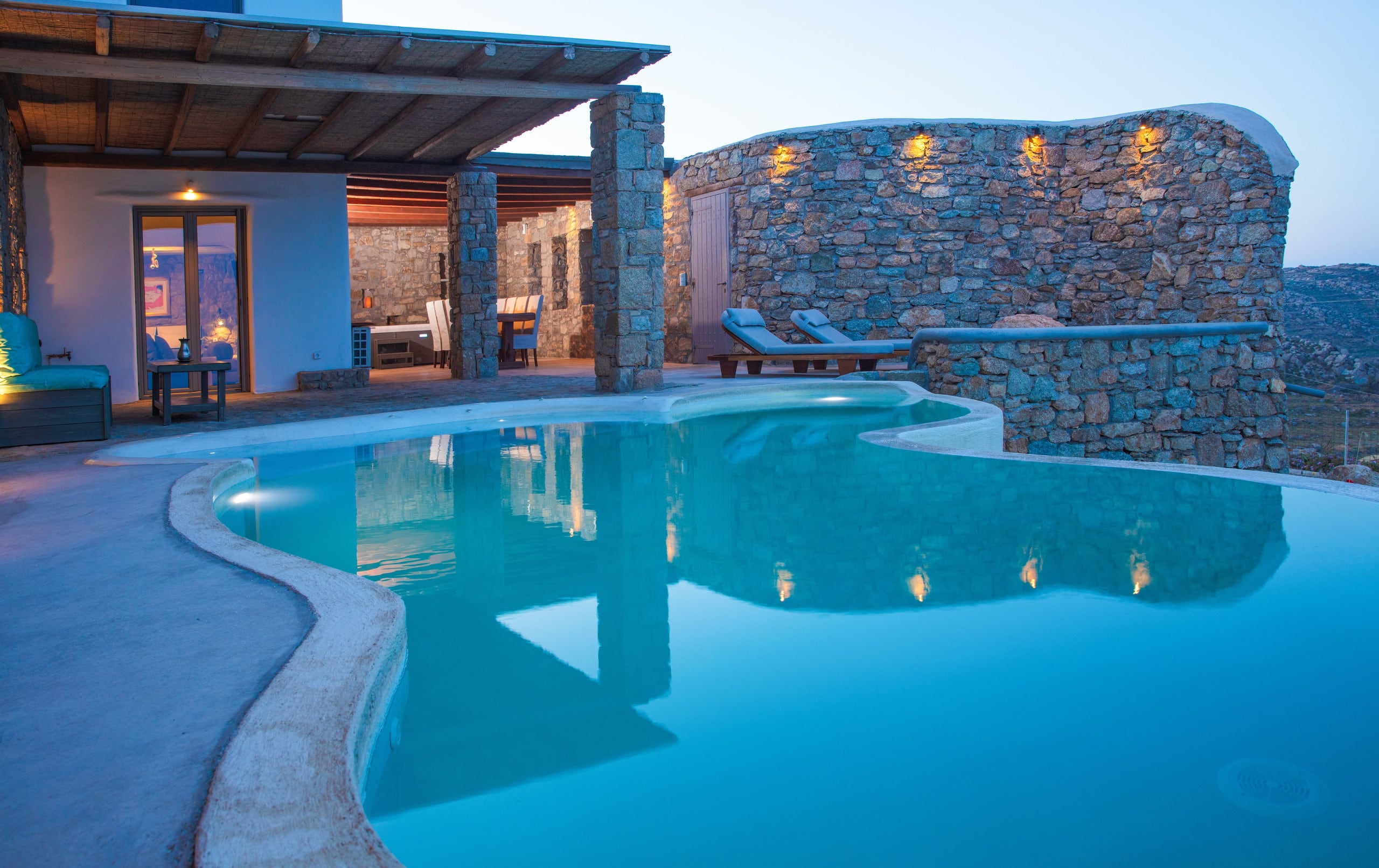 seaview suite/private pool/Mykonos/amallinisuites 32