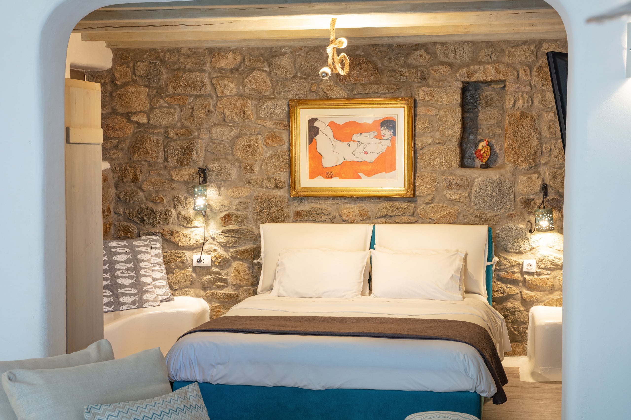 seaview suite/private pool/Mykonos/amallinisuites 17