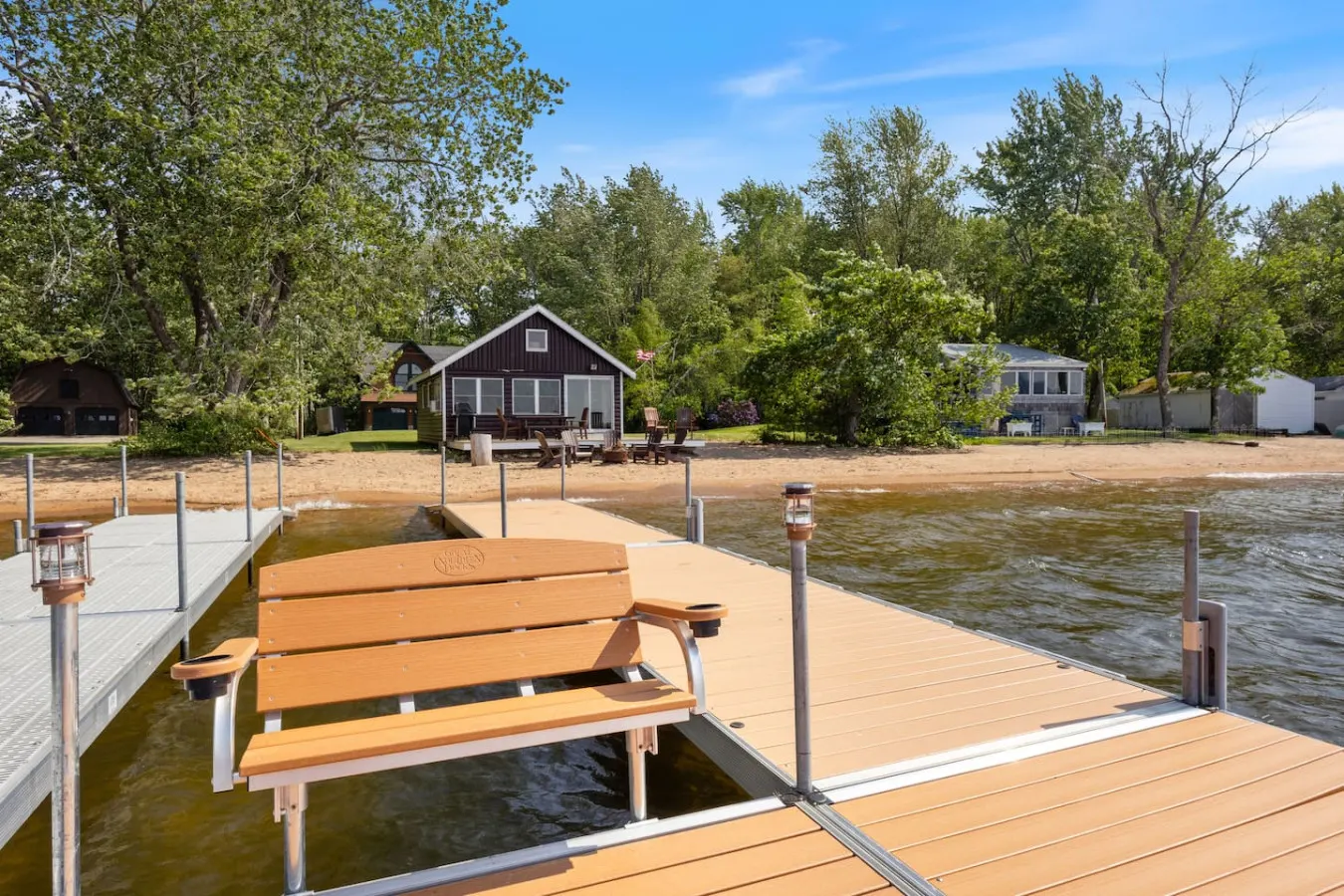 Perfect Pair on Sebago- TWO Beachfront Houses