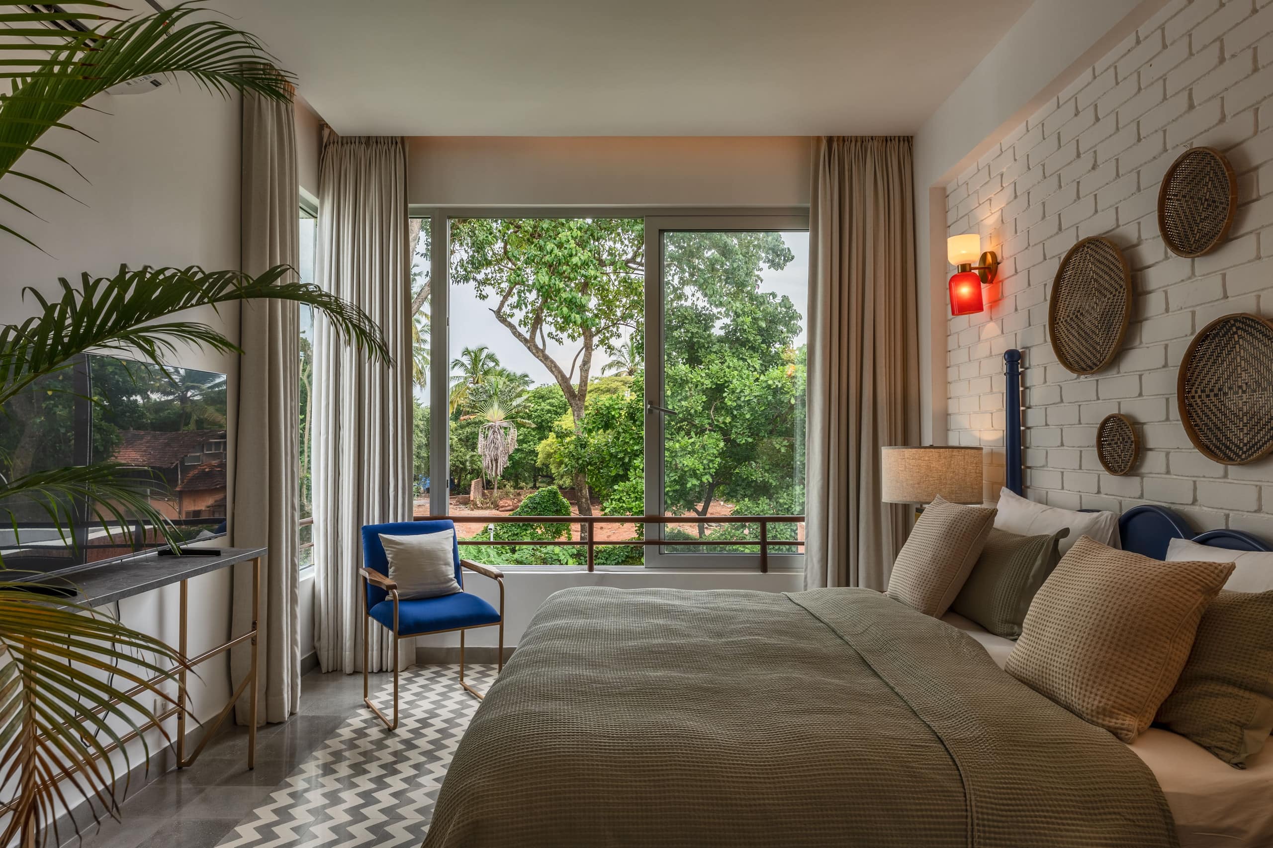 LaDora Serene villa 7m Walk Vagator beach Pvt Pool 14