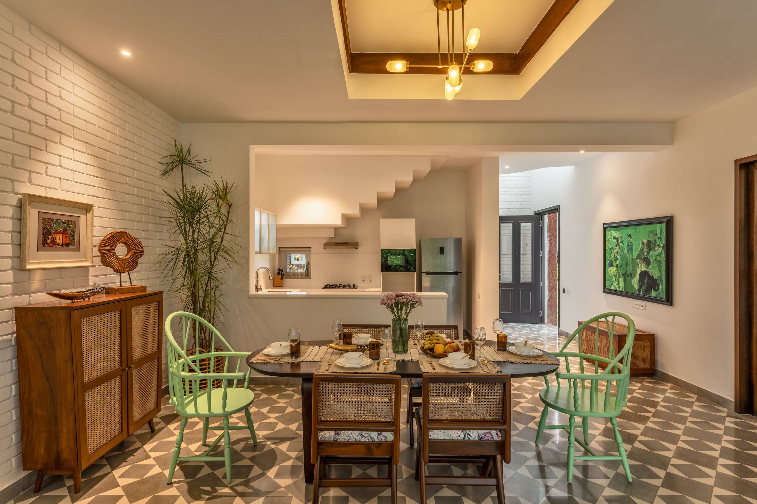 LaDora Serene villa 7m Walk Vagator beach Pvt Pool 12