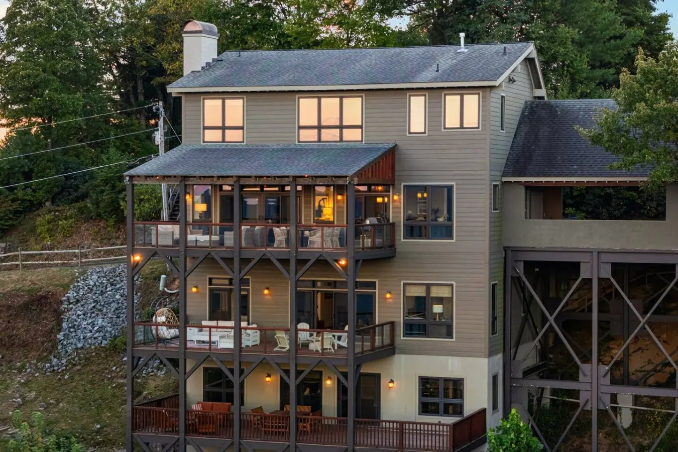 Blowing Rock Hideaway | Fireplaces & Rec Room
