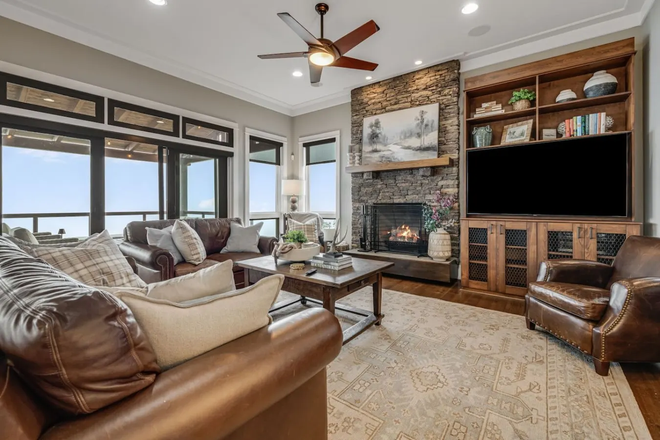 Blowing Rock Hideaway | Fireplaces & Rec Room — photo 2