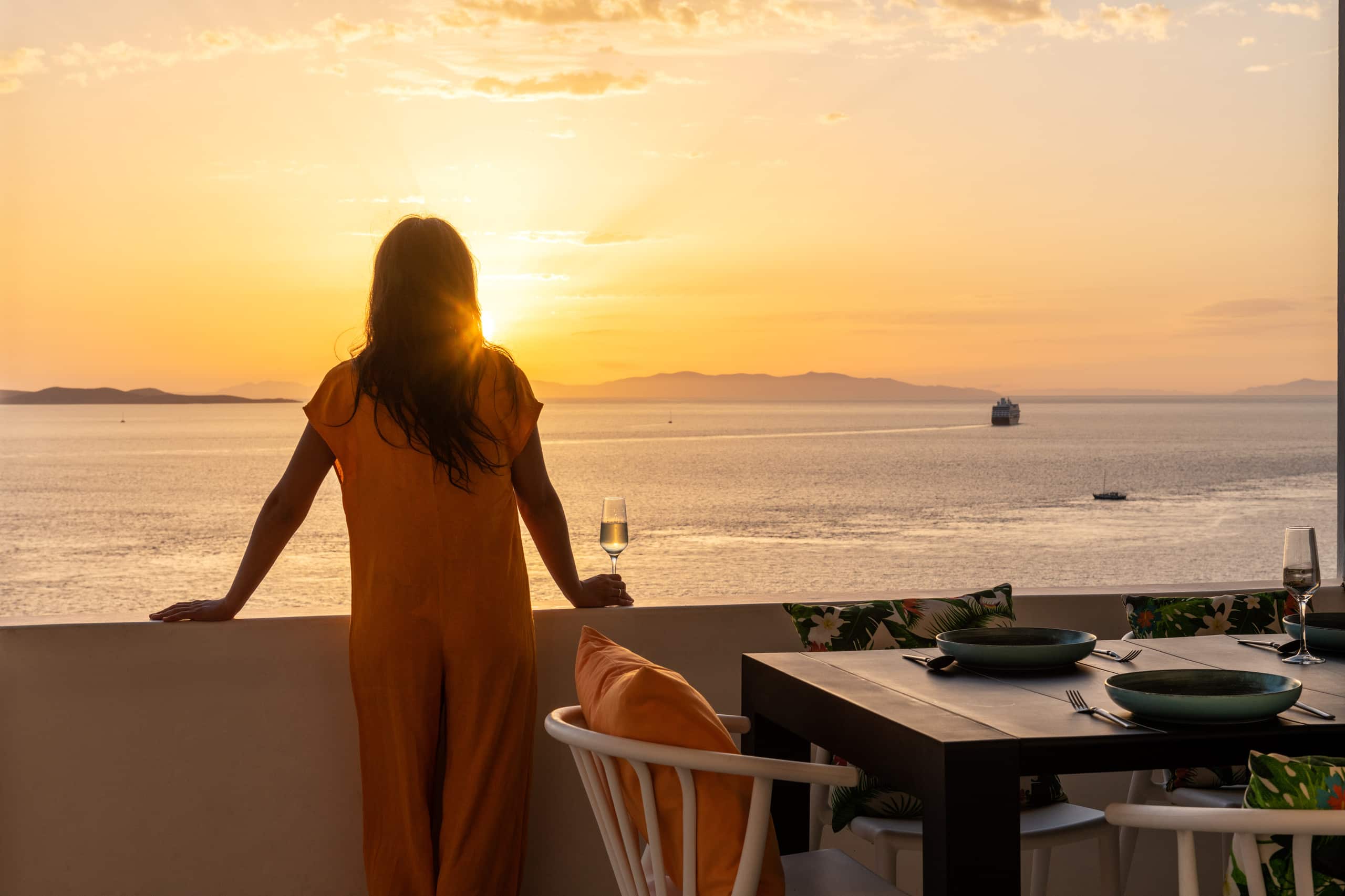 Yalos luxury 3 bedroom villa sunset view Tagoo 29