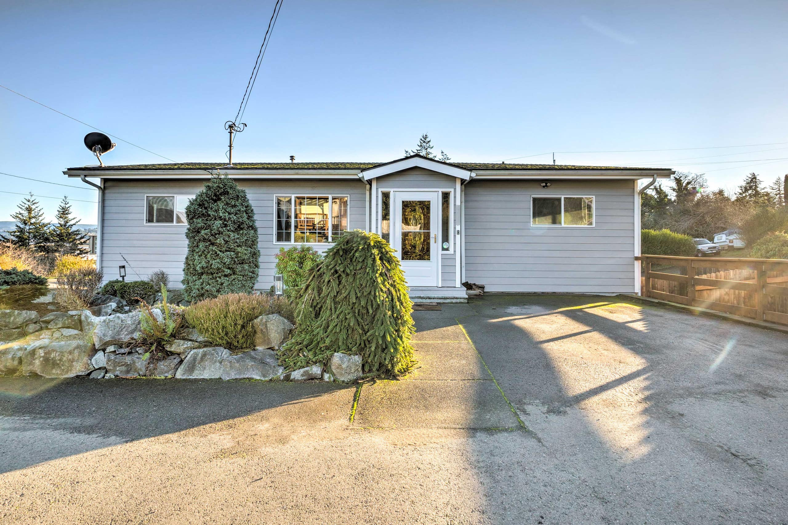 Fire Pit & Bay Views: North Bend Home! 30