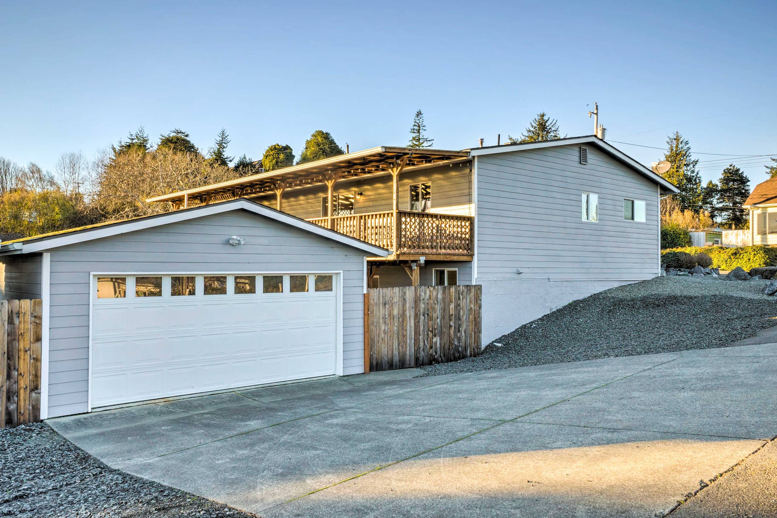 Fire Pit & Bay Views: North Bend Home! 33