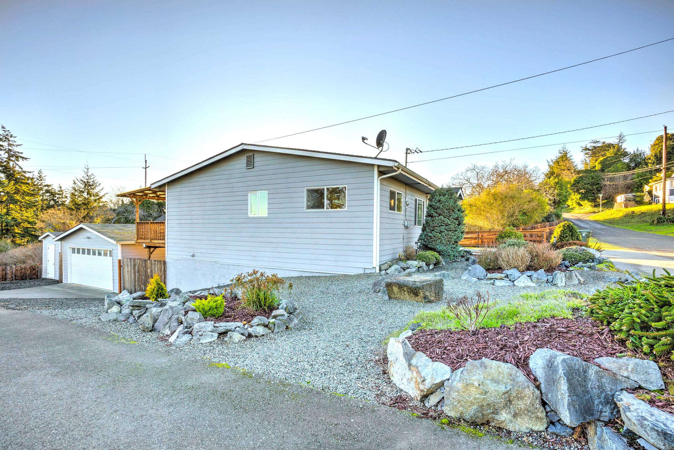 Fire Pit & Bay Views: North Bend Home! 32