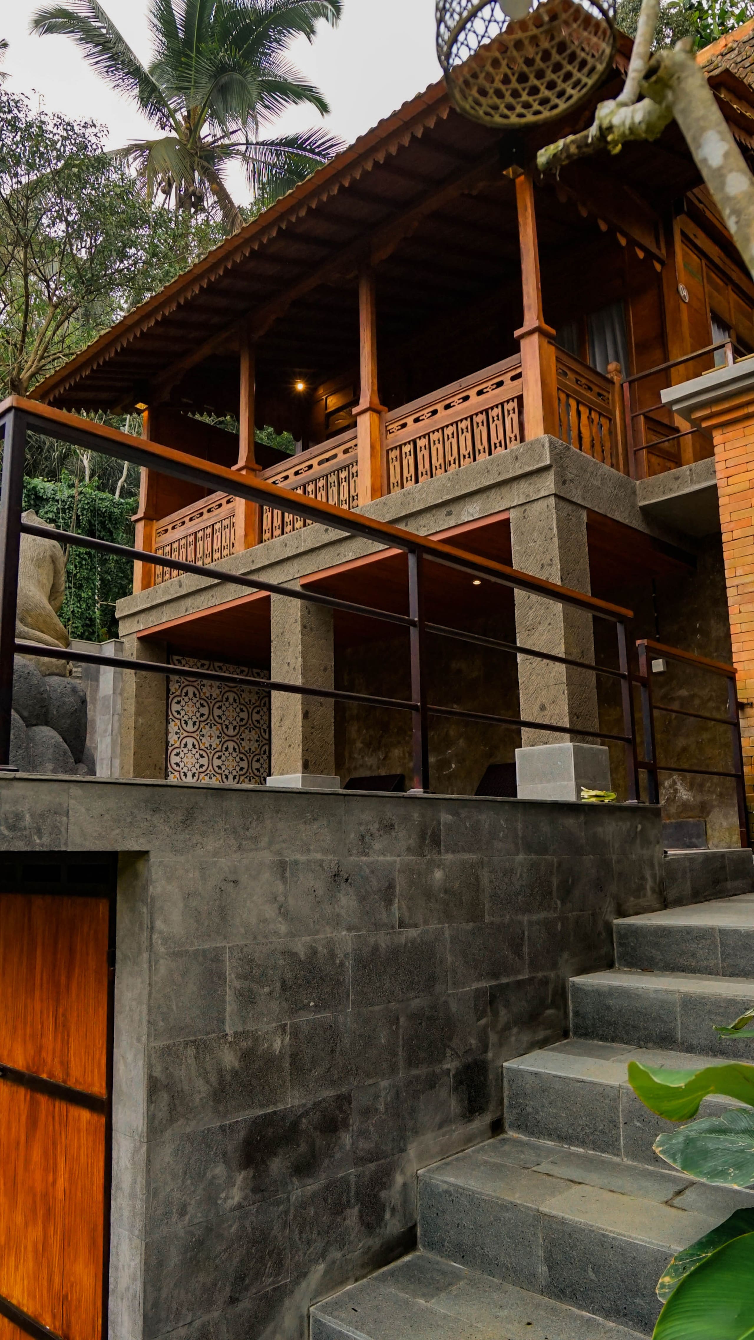 Wooden traditional home with private swimming pool 20