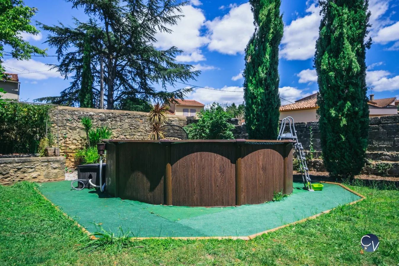 Mas : jardin, piscine, fibre, parking, 5’ centre 13