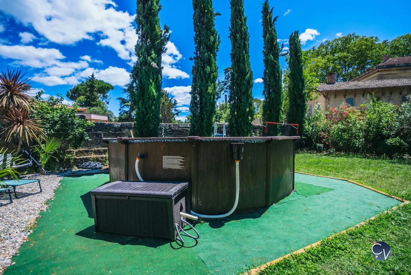 Mas : jardin, piscine, fibre, parking, 5’ centre 14