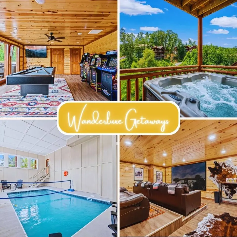 Stellar Cabin for 20: Views, Heated Pool & Theater 1