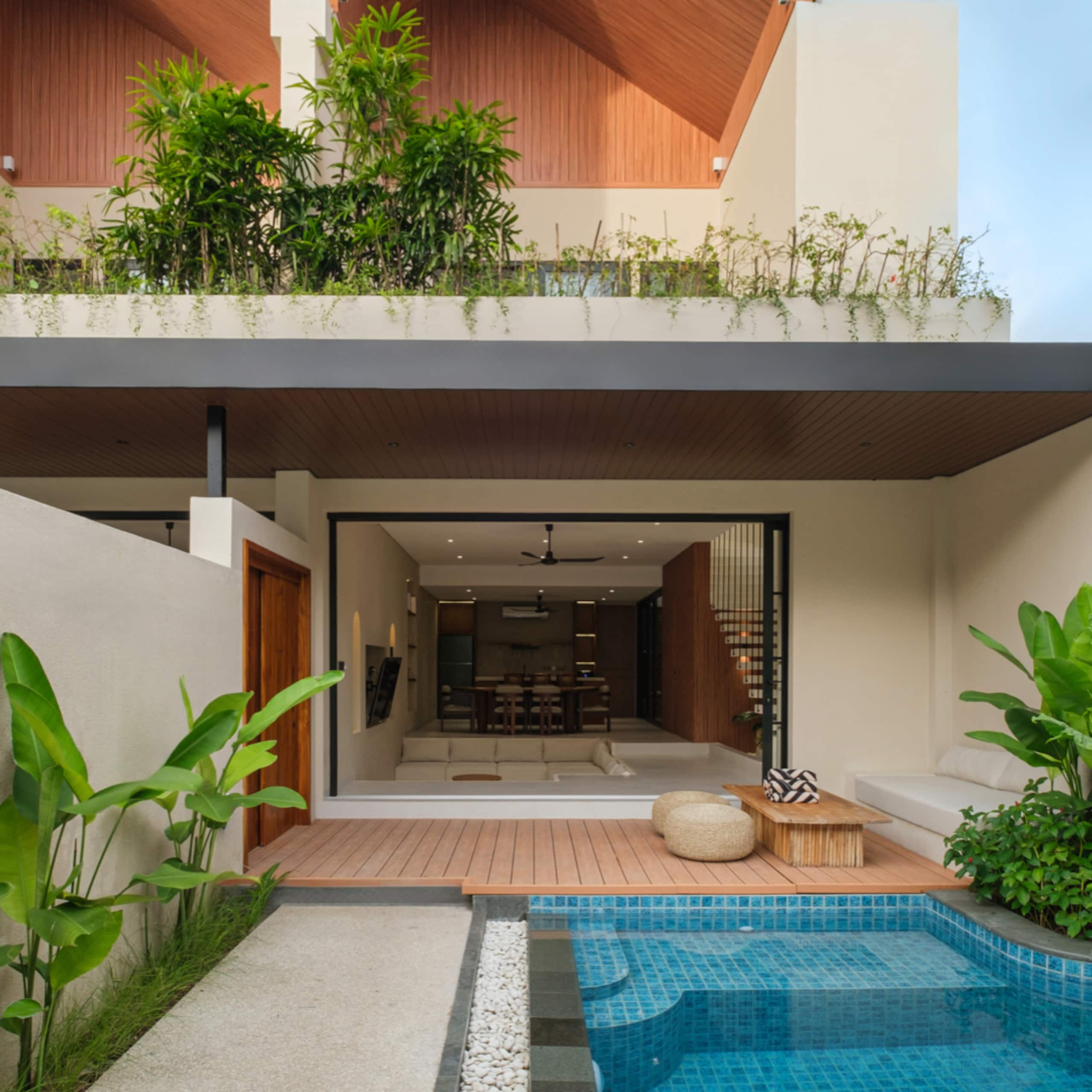 Tropical 3BR Pool Villa w/ Lush Garden, Canggu