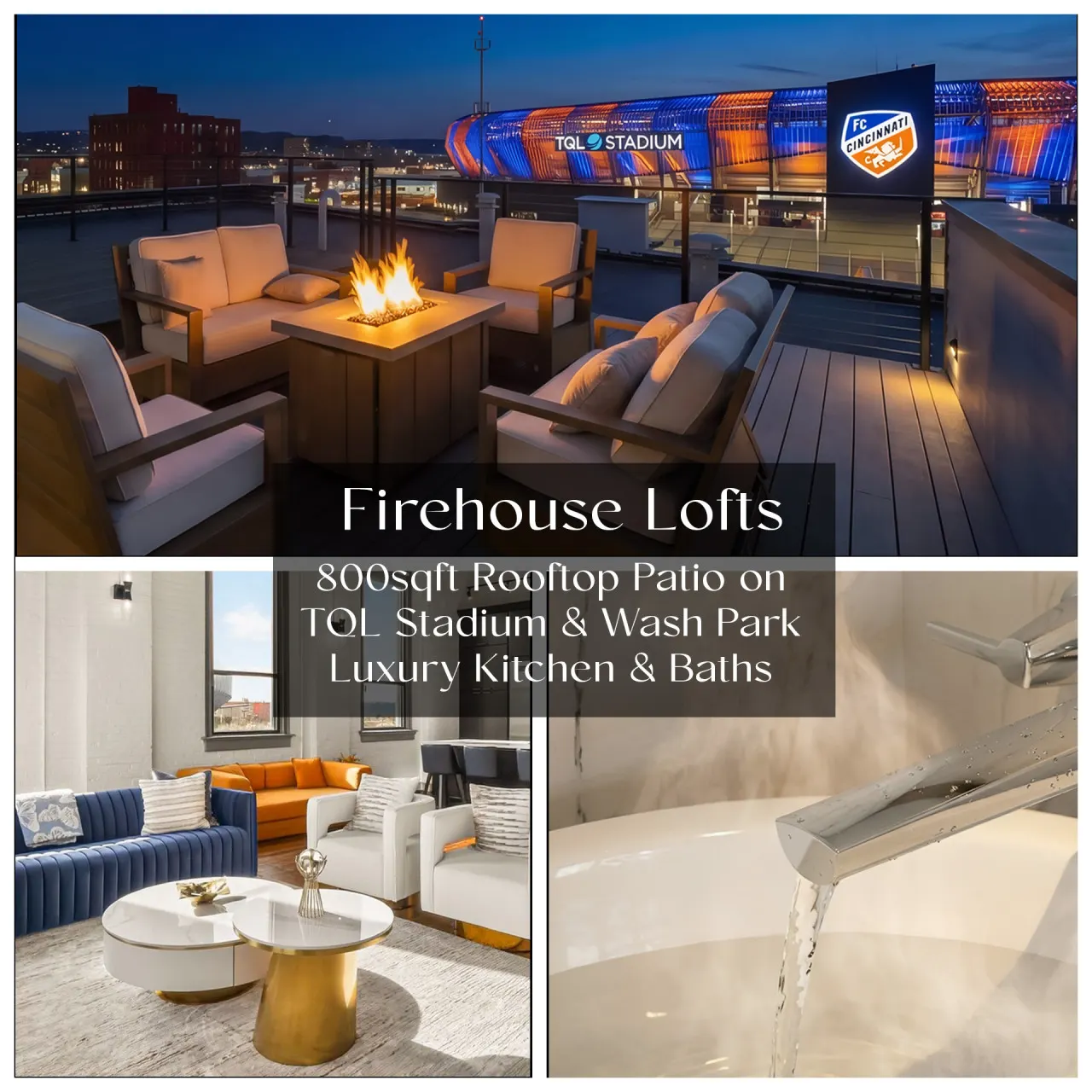 Luxury 3BR w Rooftop Deck on TQL Stadium & Wash Pk 7