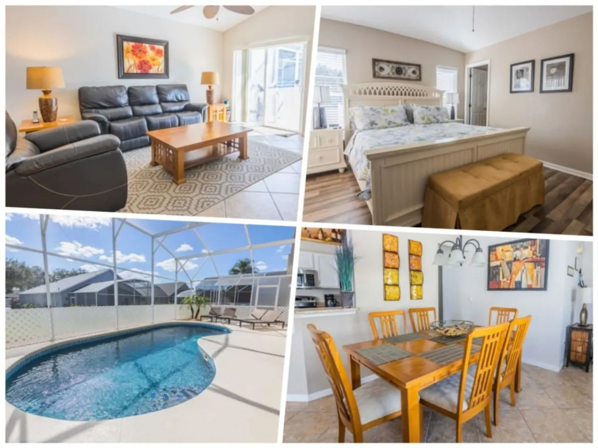 🏡 Colorful & Family-Friendly 4-Bedroom Villa with South-Facing Pool in Southern Dunes Golf & Country Club ⛳☀️