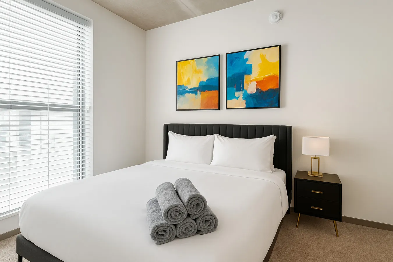 Stylish 2BR Rooftop Views + Sky Lounge 10
