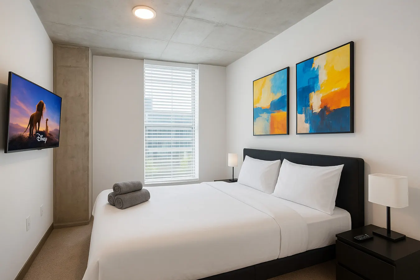 Stylish 2BR Rooftop Views + Sky Lounge 11