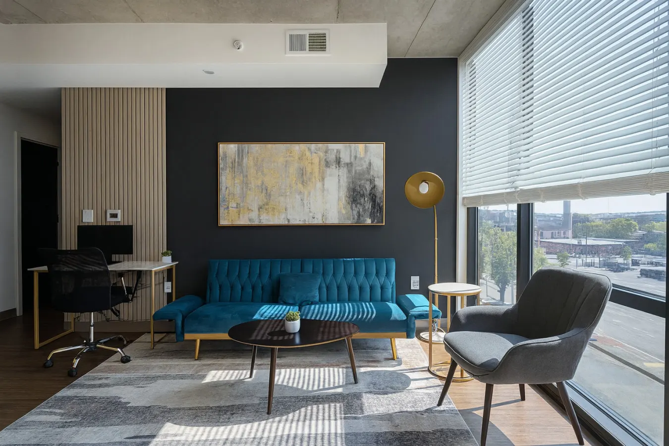 Stylish 2BR Rooftop Views + Sky Lounge 8