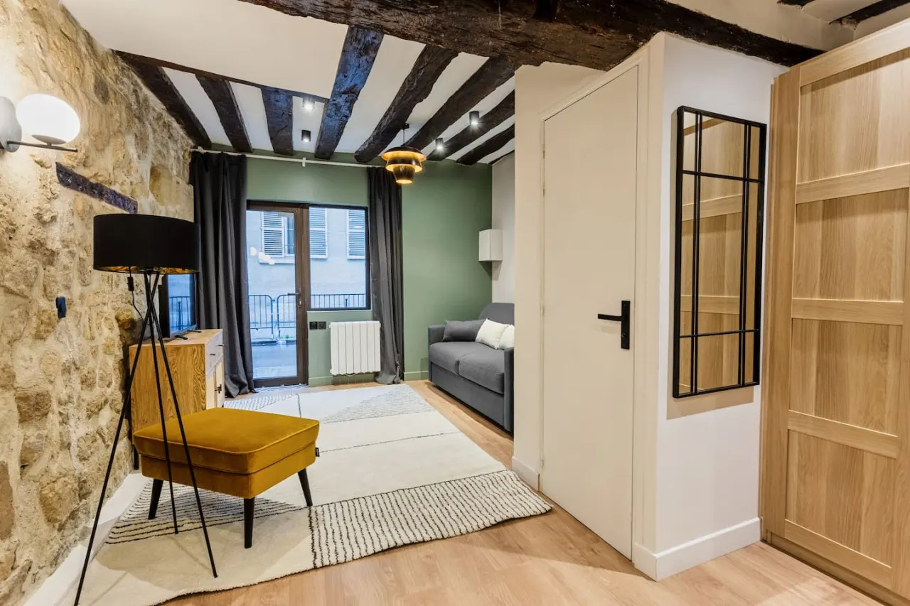Typical Parisian Apartment in Le Marais#4 pers